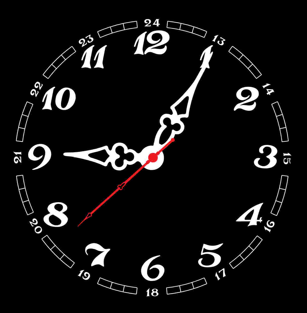 analog clock screensot
